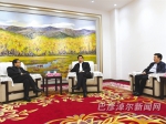 段志强张晓兵会见呼和浩特铁路局局长张骥翼 - 正北方网