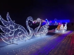 赤峰首届雪雕艺术展“秀”梦幻灯光 - 正北方网