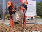 （图）呼和浩特市：4000名环卫工人一天捡出一座“烟头山” - 呼和浩特青城网