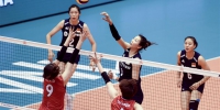 （体育）（5）排球——世界女子联赛澳门站：中国胜韩国 - 正北方网