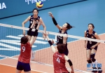 （体育）（5）排球——世界女子联赛澳门站：中国胜韩国 - 正北方网
